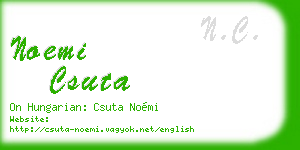 noemi csuta business card